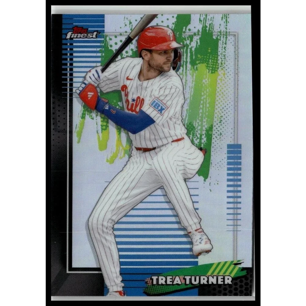 2026 Topps Finest Trea Turner #31 Refractor Phillies Common